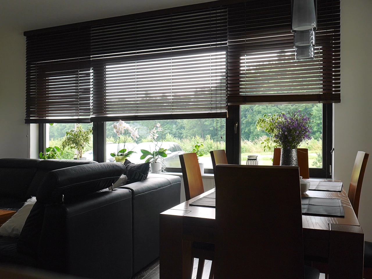 Żaluzje laminowane 50mm, Dark Walnut-[5037]