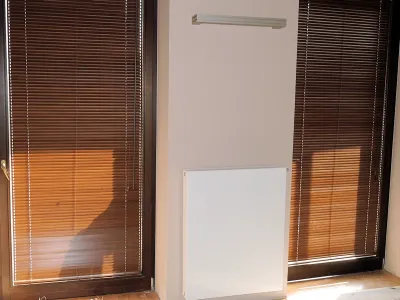 galeria: Nadleśnictwo w Lubsku, żaluzje laminowane 25mm, ciemny orzech